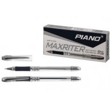 ручка Piano РТ-338 "Maxriter" кульк. масл. чорна  (12/144/1728)
