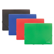 тека Economix E31601 на гумках пласт. А4, фактура "діамант"  (20/120)