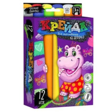 крейда кольорова Danko Toys Jumbo для асфальту 12кол.  MEL-01-06  (10)
