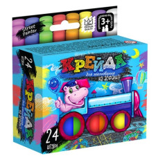 крейда кольорова Danko Toys 24шт.  MEL-02-05  (24)