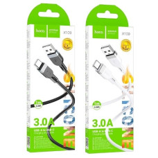 кабель Hoco Energy silicone charging data cable USB to Type-C 1м. 3А  X109