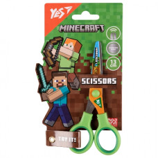 ножиці YES дитячі 13см. з принтом на лезі на бліст. "Minecraft"  480440  (12/360)