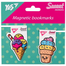 закладки магнітні YES "Sweet Cream Ice cream" набір 2шт.  708115  (10/50/500)