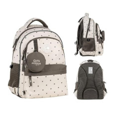 рюкзак GoPack Education Beige Polka Dots 41х29х17см.  GO26-182M-3  (10)