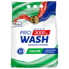 пральний порошок Pro Wash Color  3000гр.