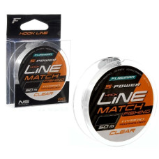 волосінь Flagman S-Power Hook Line New Clear 50м. 0,16мм.  SPHLN50016