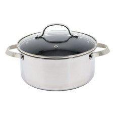 каструля Styleberg 2,9л. 20х9,5см. з керамічним покриття і скляною кришкою  1302  (10)