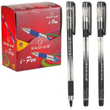 ручка Radius I-Pen кульк. масл. чорна 50шт. в карт. дисплеї  (50/1200)