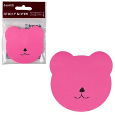 блок з клейким шаром Axent Bear 70х70мм. 50арк.  2444-01-А  (24/576)
