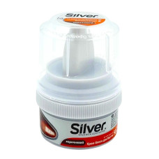 крем-блиск для взуття SILVER 50мл. коричневий  KS1001-14  (12)