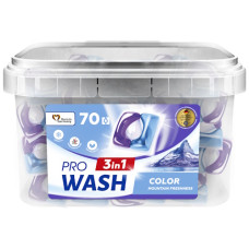 капсули для прання Pro Wash Гірська свіжість свіжість  70шт.