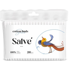 ватні палички Salve 200шт. в поліет. пакеті
