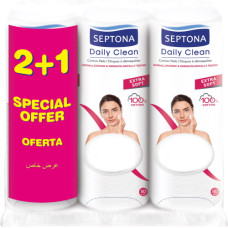 ватні диски Septona 80шт., набір 3шт., ціна за набір  (10)