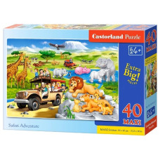пазли Castorland   40 ел. Maxi  "Пригодницьке сафарі"   B-040322  (24)