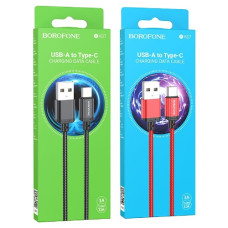 кабель Borofone Sharp USB to Type-C 1м.  BX87