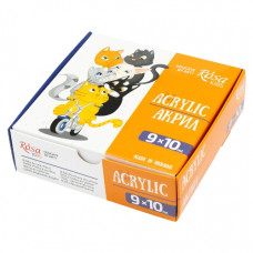 фарби акрилові ROSA Kids "Cats"  9кол.х10мл.  301214