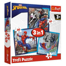 пазли Trefl "3 в 1" Друзі-павуки  34874