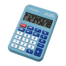 калькулятор Citizen LC-110NR-BL кишеньковий кольоровий 5,8х8,7х1,2см.  (20)