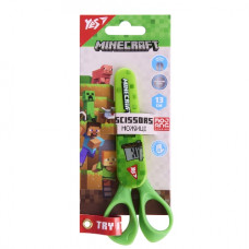 ножиці YES дитячі 13см. в пласт. футлярі на бліст. "Minecraft"  480463  (12/360)