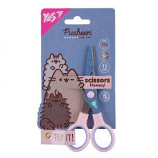 ножиці YES дитячі 13см. з принтом на лезі на бліст. "Pusheen"  480468  (12/360)