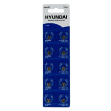 батарейка Hyundai AG- 1 таблетка 1х10 на бліст.  (10/200)