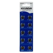 батарейка Hyundai AG-13 таблетка 1х10 на бліст.  (10/200)