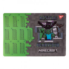 підкладка для столу YES "Minecraft Heroes" таблиця множення  492249  (10)