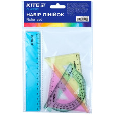набір вимір. прил. Kite Classic (лін. 15см. +2 трик. + тр-р)  К-281  (24/288)