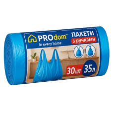 пакети для сміття Prodom  35л./30шт. з ручками  25204  (50)