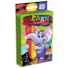 крейда кольорова Danko Toys Jumbo для асфальту  3кол.  MEL-01-01  (36)