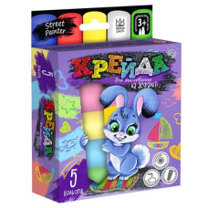 крейда кольорова Danko Toys Jumbo для асфальту  5кол.  MEL-01-03  (20)