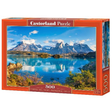 пазли Castorland  500 ел.  "Торрес-дель-Пайне, Патагонія, Чилі"   В-53698  (20)