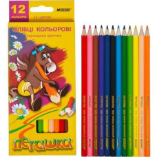 олівці кольор. Marco 1010-12CB Пегашка 12кол. карт. уп. заточ.  (12/240)