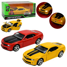 машинка Автопром мет. 15см. Chevrolet Camaro SS св., звук, відч. двері, в кор. 18х9х8см.  68335 (48)