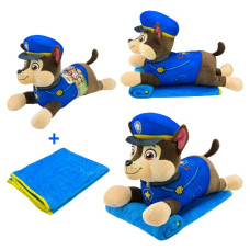 м`яка іграшка Paw Patrol собачка 60х21х36см. з пледом 115х75см.  КН71/001L  (6)