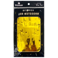 шторка для фотозони Pelican 1х2м. "Глянцева фольга" золото  872101  (10/300)