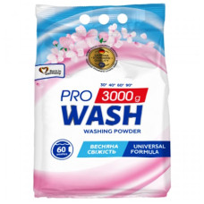 пральний порошок Pro Wash Весняна свіжість  3000гр.