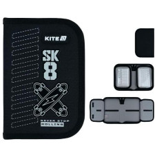 пенал Kite Skate 20,5х14х4см., 1 відділення, 2 відвороти  К26-622-4  (48)