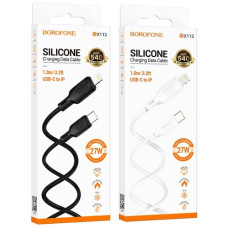 кабель Borofone Lenny silicone Type-C to Lightning 1м.  BX113