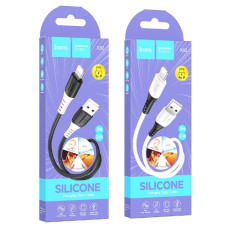 кабель Hoco USB to Lightning silicone 1м. 2,4A  X82