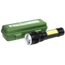 ліхтарик з Li-Ion акум., ЗП microUSB, zoom  BL-T6-30