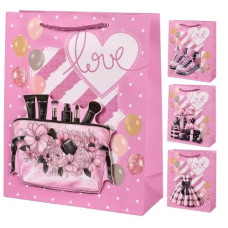 пакет подар. паперовий 18х23х10см. "Love 3D"  R98484-S  (12/720)