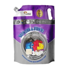 гель для прання Wash&Free універсальний 2кг. жасмин та лаванда з марсельським милом (DOYPACK)
