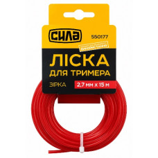 ліска для тримера Сила зірка d-2,7мм. 15м.  550177