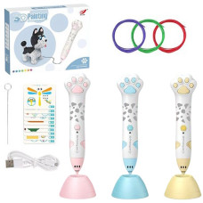 ручка 3D 15см., акум., USB-зар. в кор. 25х5х17см.  XJ01-2  (48)