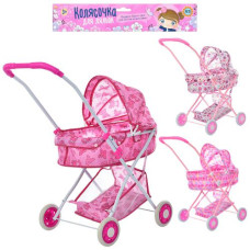 коляска для ляльки мет. класика 65х29х67см. в кул. 35х68х10см.  883  (24)