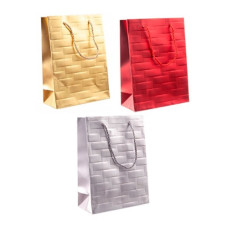 пакет подар. паперовий 18х24х8см. "Однотонний блиск"  S  (12/720)