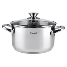 каструля Ringel Hanover нержав. зі скляною кришкою 18см. 2,3л.  RG-2005/1-18