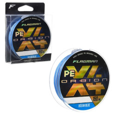 шнур Flagman Orbion PE X-4 150м. 0,10мм. Ocean Blue  X4O-010