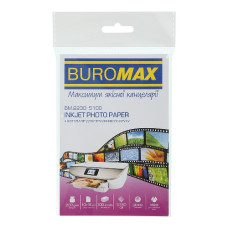 фотопапір Buromax глянцевий А6/200гр./100арк.  ВМ.2230-5100  (48)
